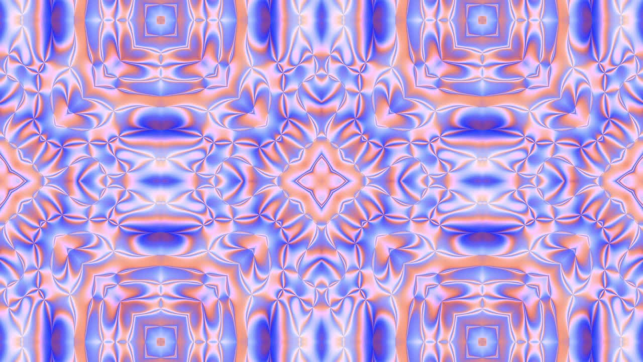 Holographic pattern with a seamless loop motion graphic. Animated and trendy 4k abstract foil mosaic surface