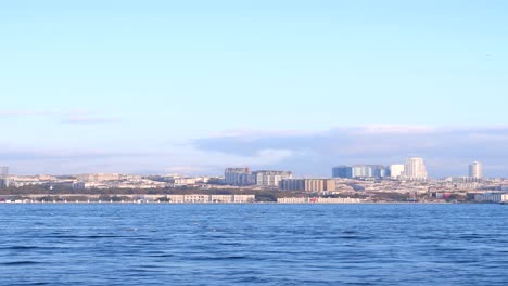 istanbul skyline and bosphorus