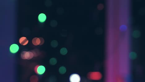 blurred colorful lights