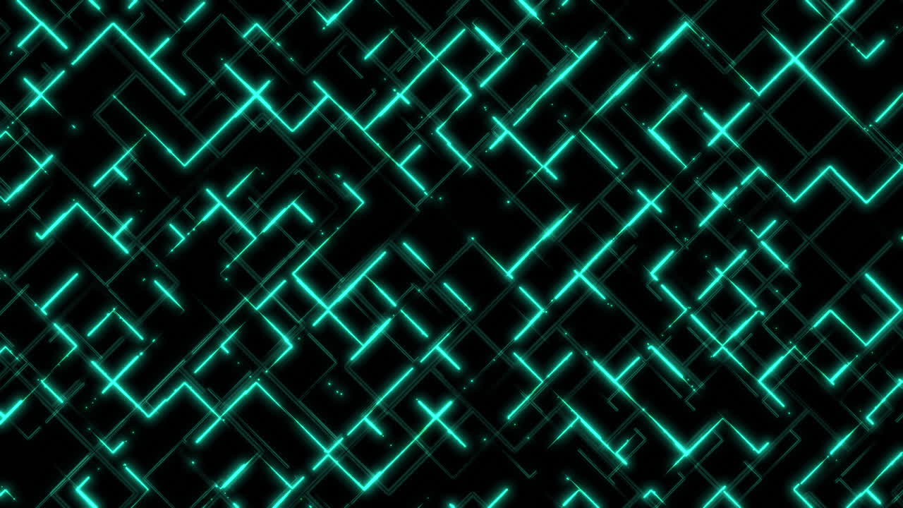 Abstract Neon Green Geometric Pattern
