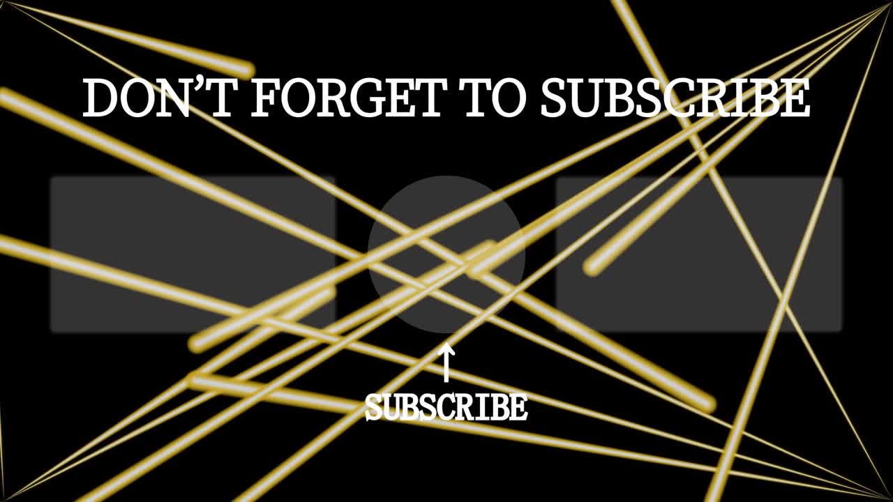 레이저 스테이지 세트  엔드 카드 엔딩 스크린 모션 그래픽