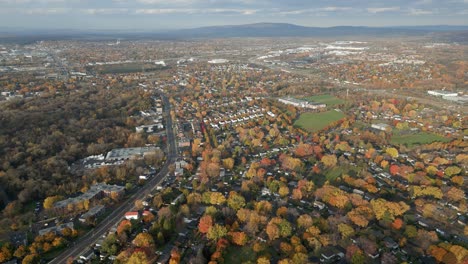 Drone-Shot.-Slow-plan-on-neighbourhood-in-autumn