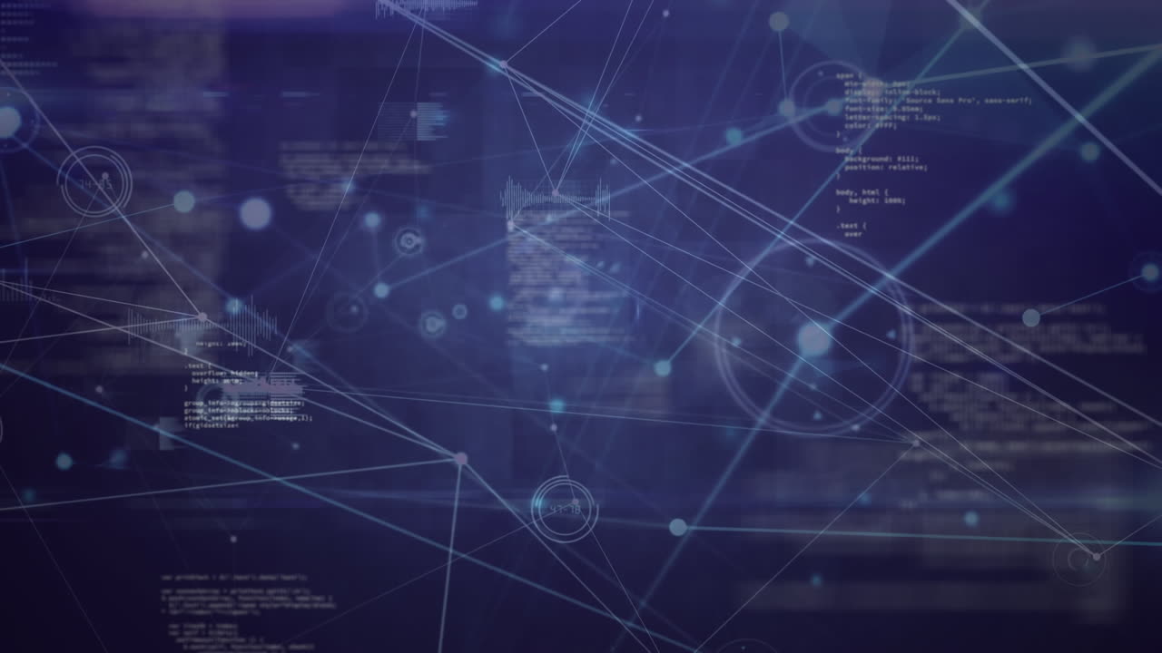 Network of connections and data processing