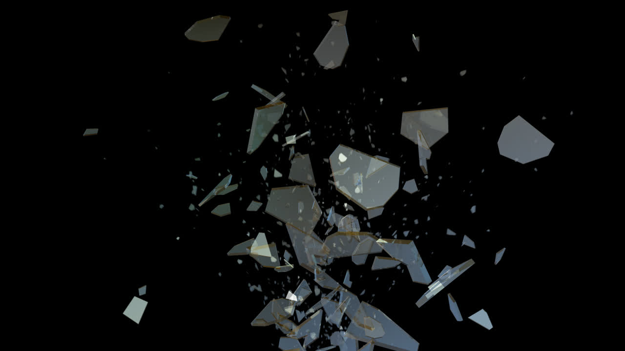 Shattered Glass Explosion