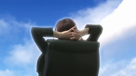 소개 하는 사업가