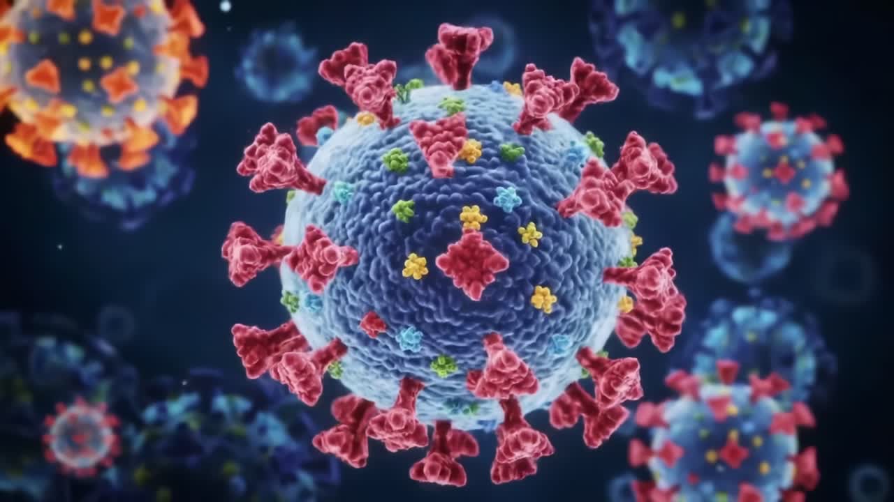 Microscopic Visualization of Viral Structures: A Detailed Study of Virus Composition and Morphology in a Digital Environment