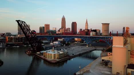 cleveland ohio skyline