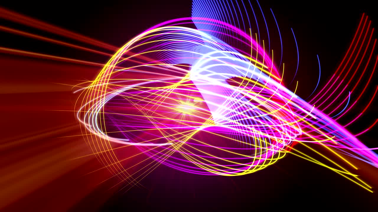 4k trazos de luz abstractos y coloridos