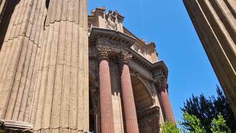 palace of fine arts, san francisco california usa. low angle view of monumental structure