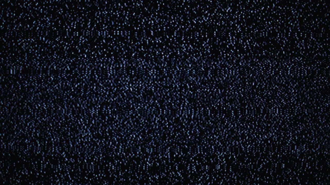 Static TV Noise, Analog Signal, Vintage Screen