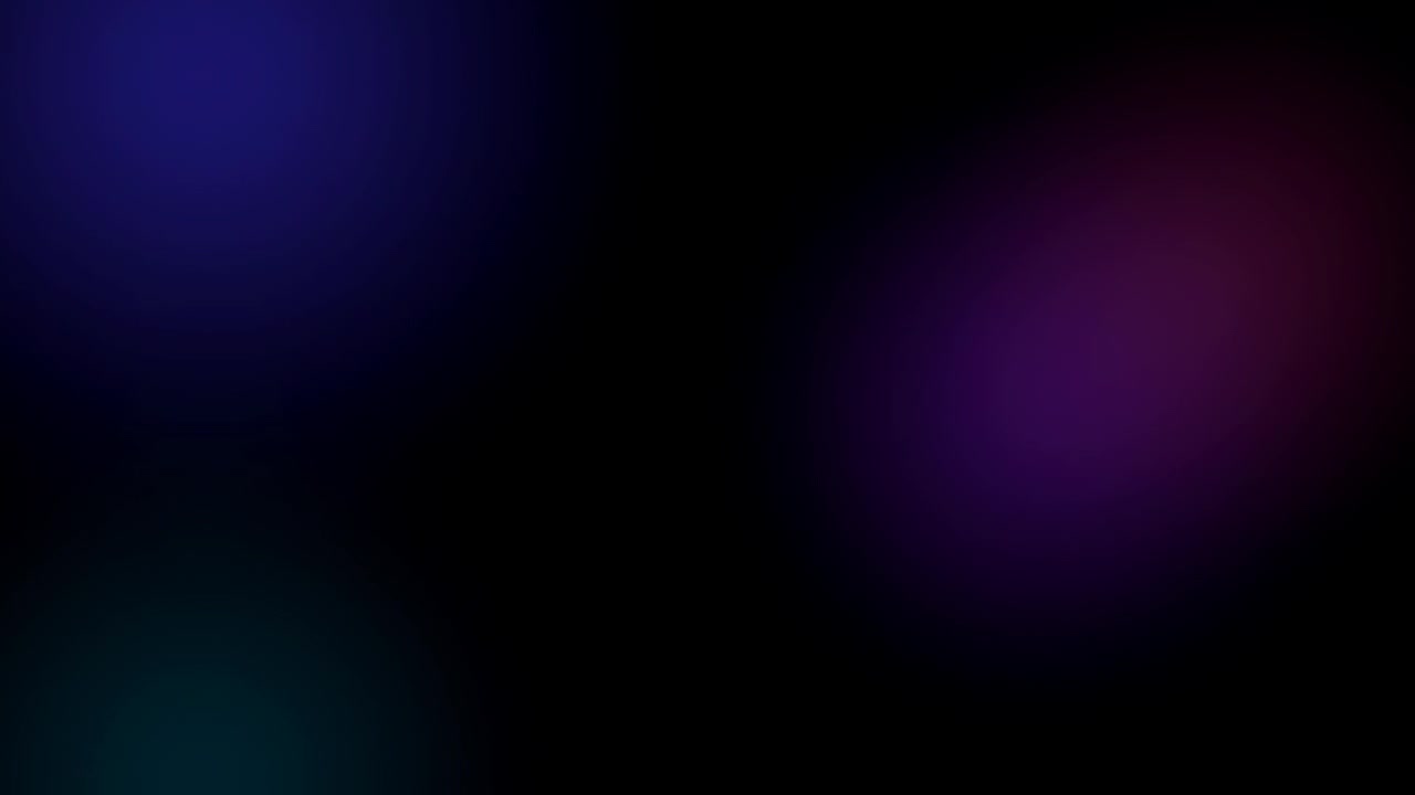 Abstract Background with Soft Glowing Blue and Purple Light Orbs