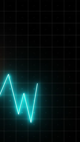 gráficos de líneas brillantes de neón
