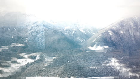 digitally generated video of snow capped mountains 4k