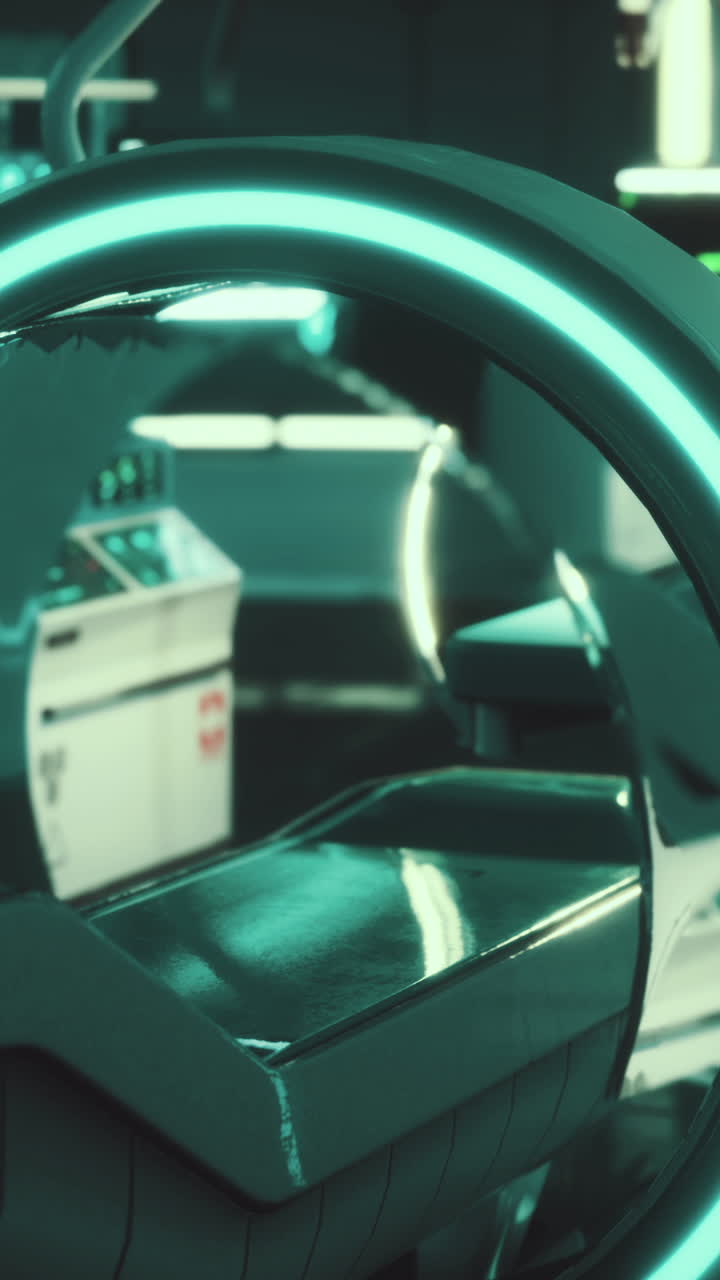 Sala per scanner medici futuristici