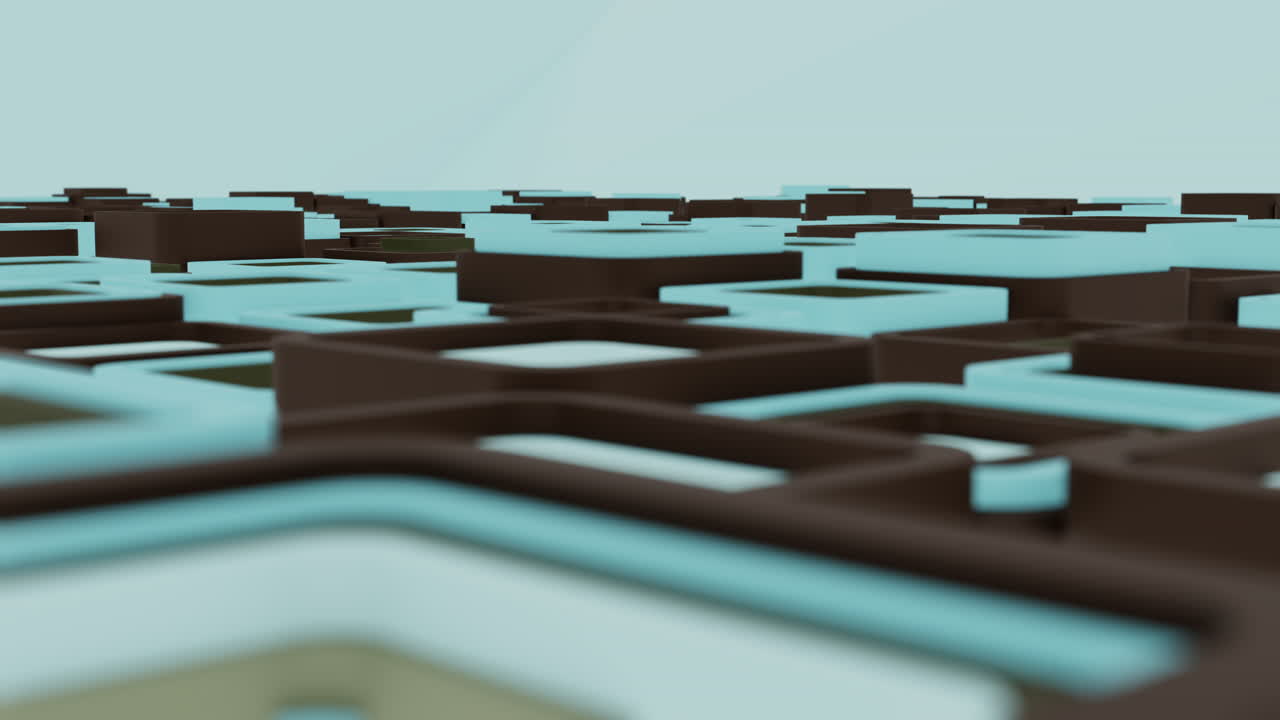 Abstract Geometric Pattern of Cubes