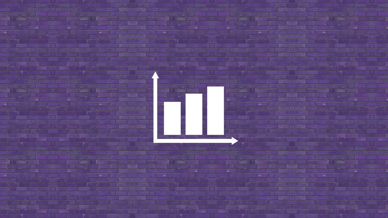 Thumbs down neon sign on brick wall 4k