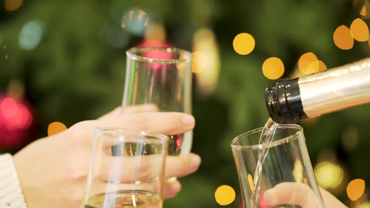 크리스마스 파티 에서 페인 토스트