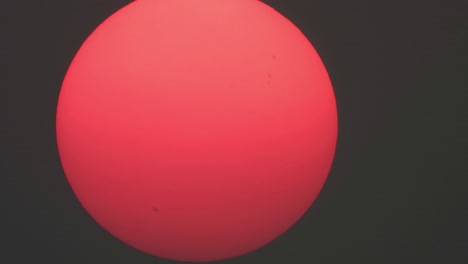 sunspots  and beautiful sunset