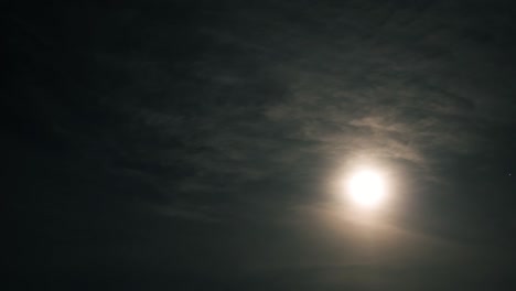 timelapse. rising full moon.