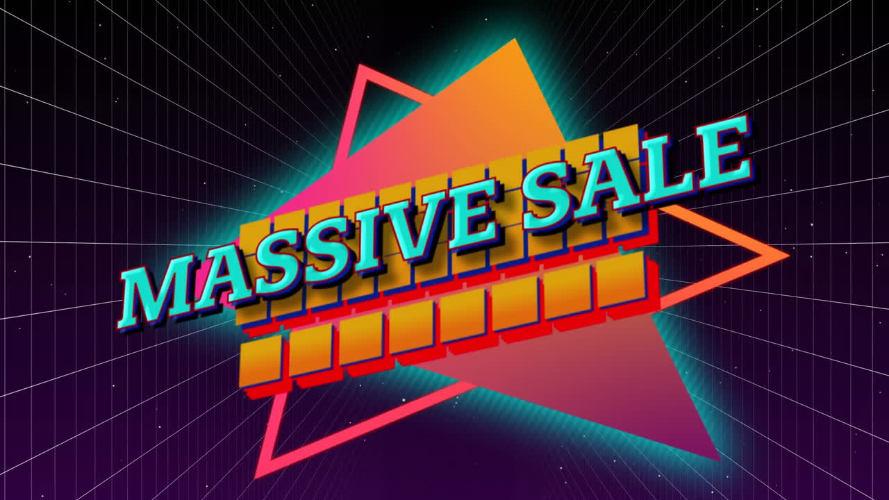 검은 바탕에 대규모 판매 그래픽