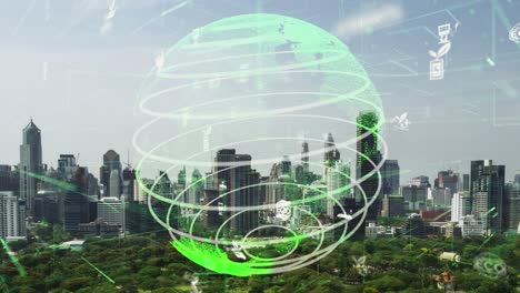 green city technology shifting towards sustainable alteration concept