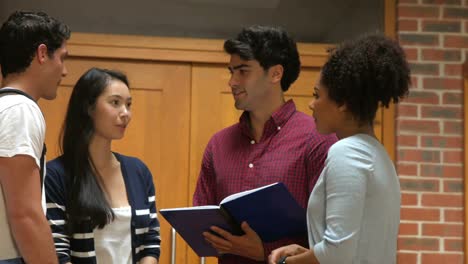 Standing-students-talking-in-locker-room