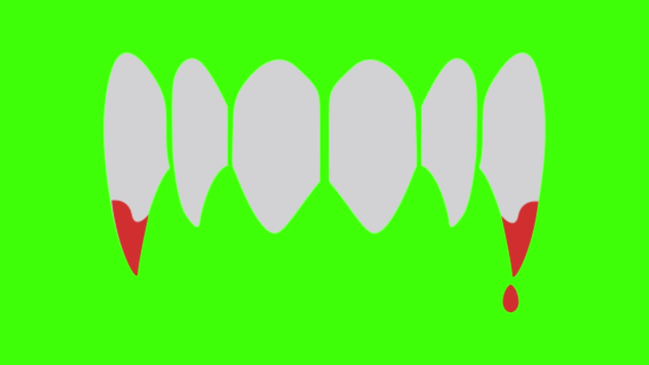 녹색 화면, 파티 아이콘, 치아