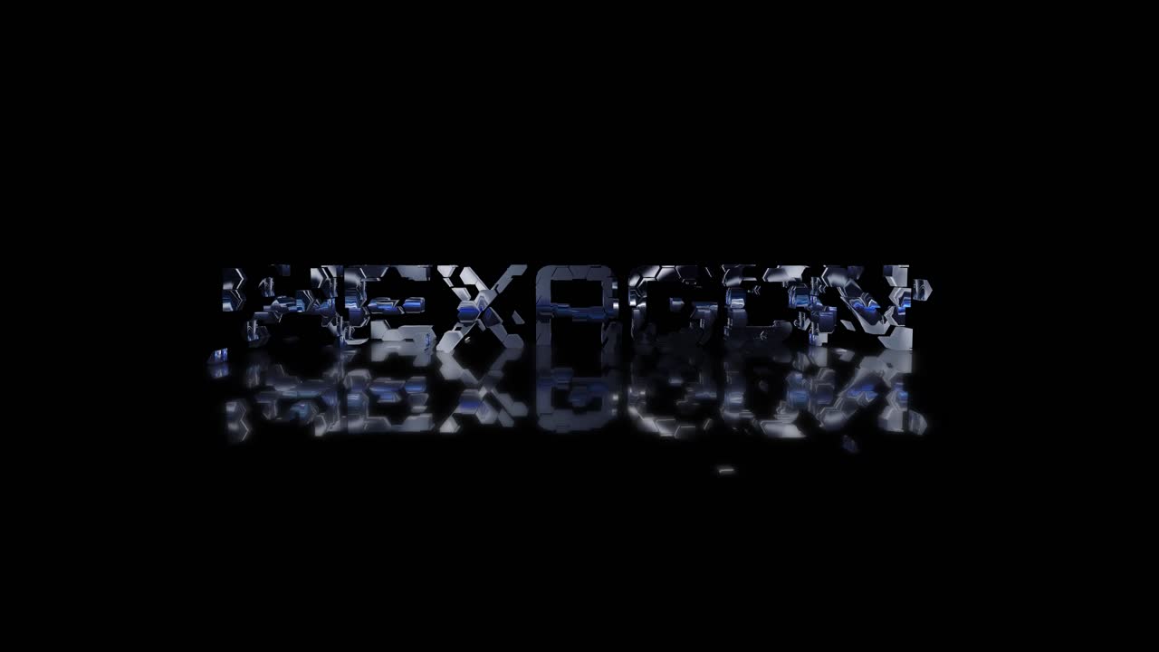 Abstract Geometric Metallic Reflections