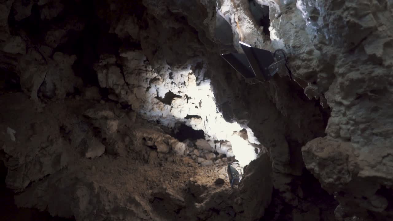 Demanovska Cave Of Liberty In Low Tatras Slovakia With Stalactites Stalagmites And Underground Waterfall Lake Most Visited Cave In Slovakia Natural Limestone Formations Captured In Cinematic 4K