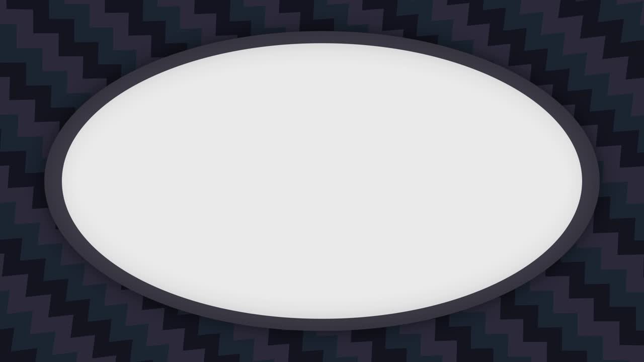 하 프레임 타원형 배너 어두운 파동 모양 애니메이션