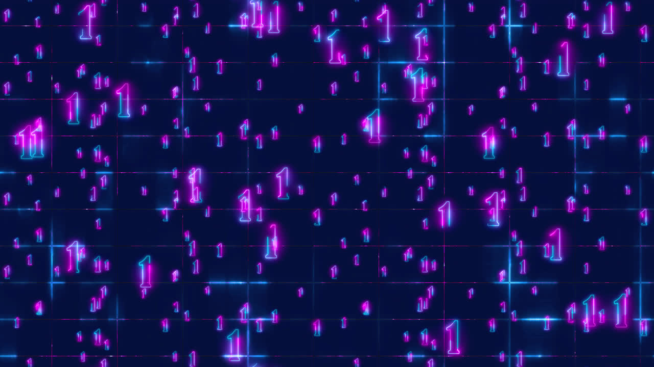 Number 1 Background Retro LOOP TILE