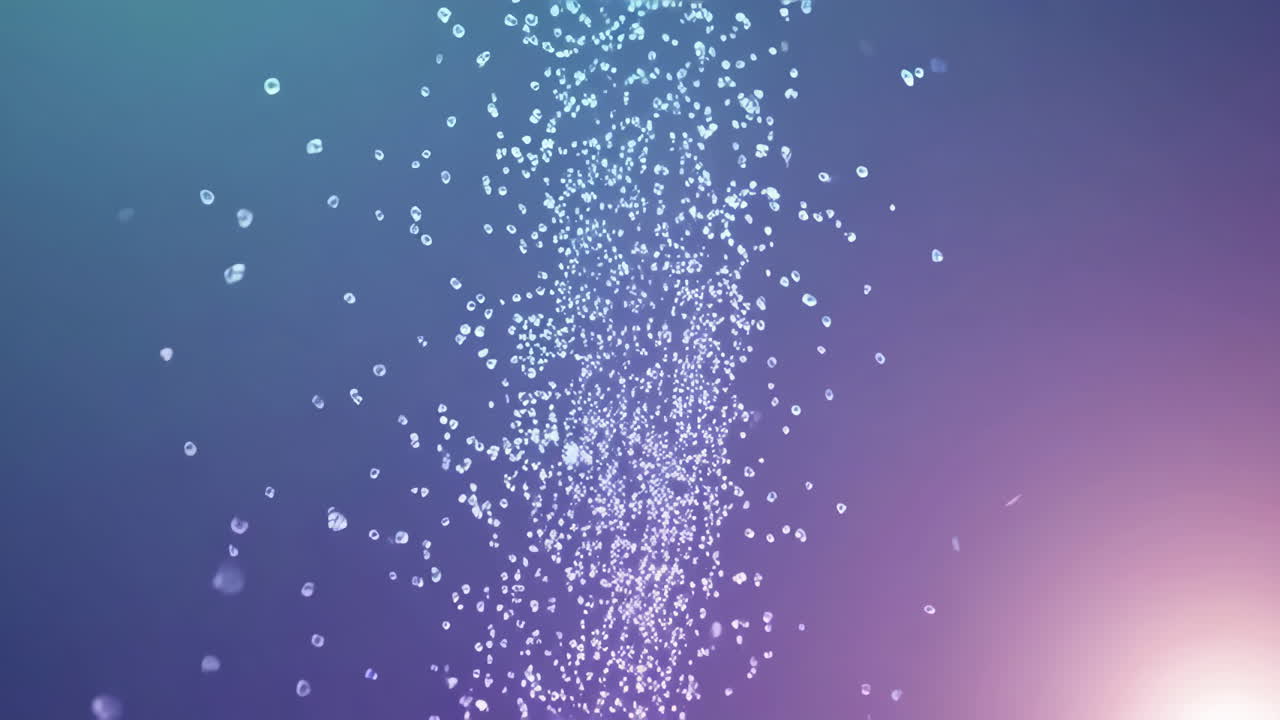 Abstract Water Droplet Visual Effect