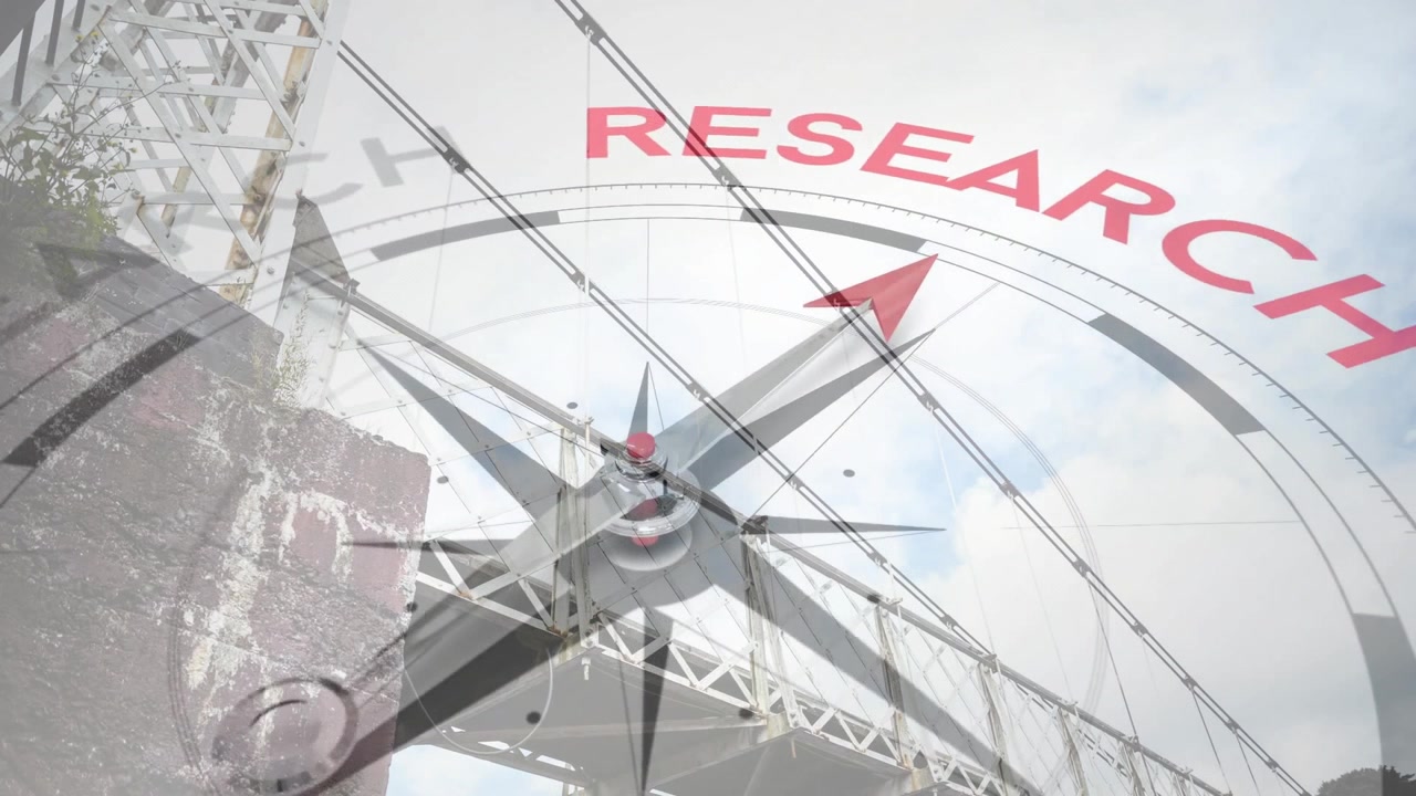 Compass Overlaying Industrial Bridge Structure Concept