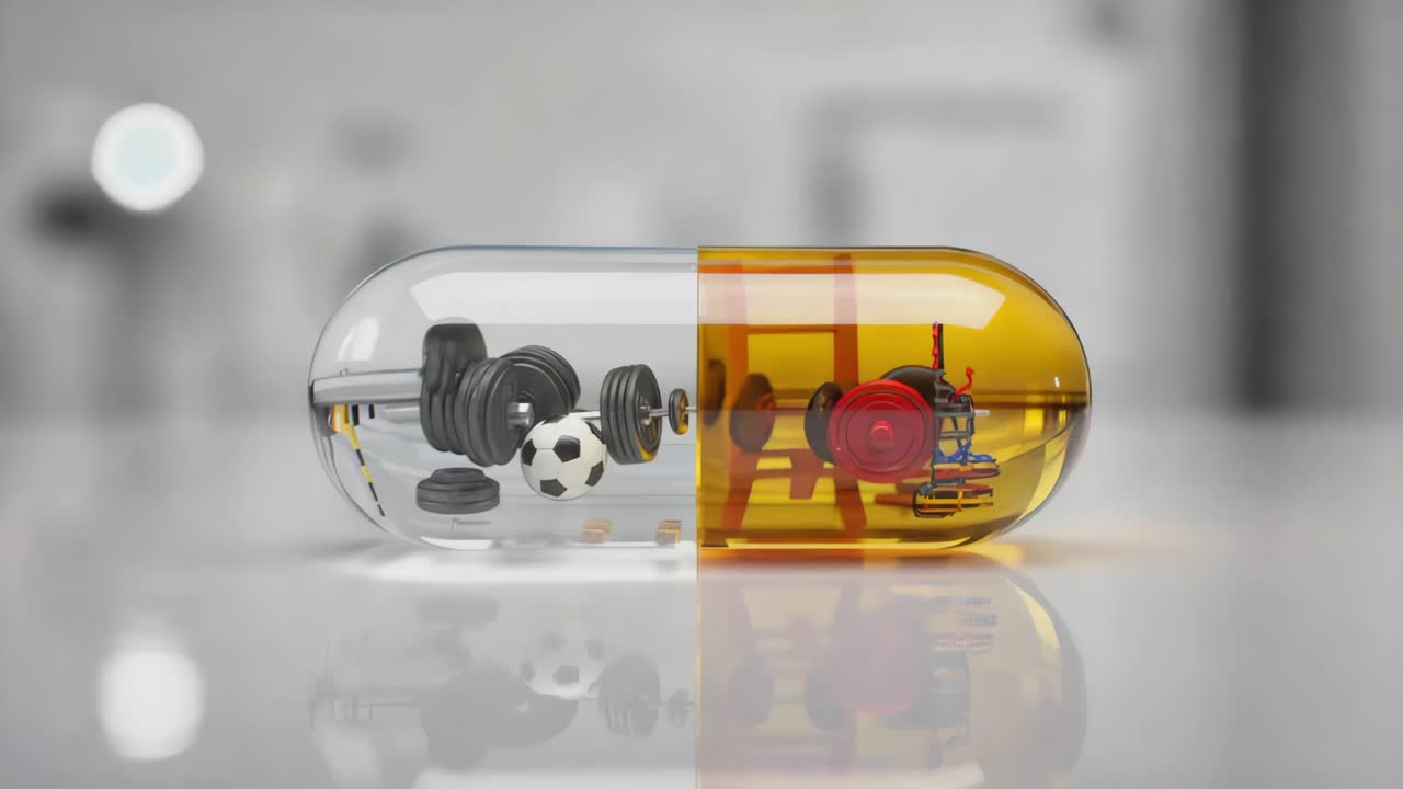 Fitness and Health Supplement Capsule