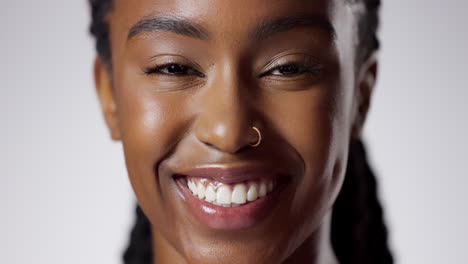 beautiful smiling african american woman portrait