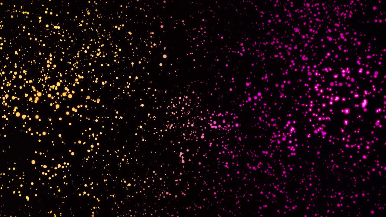 Abstract Gradient Dots on Black Background