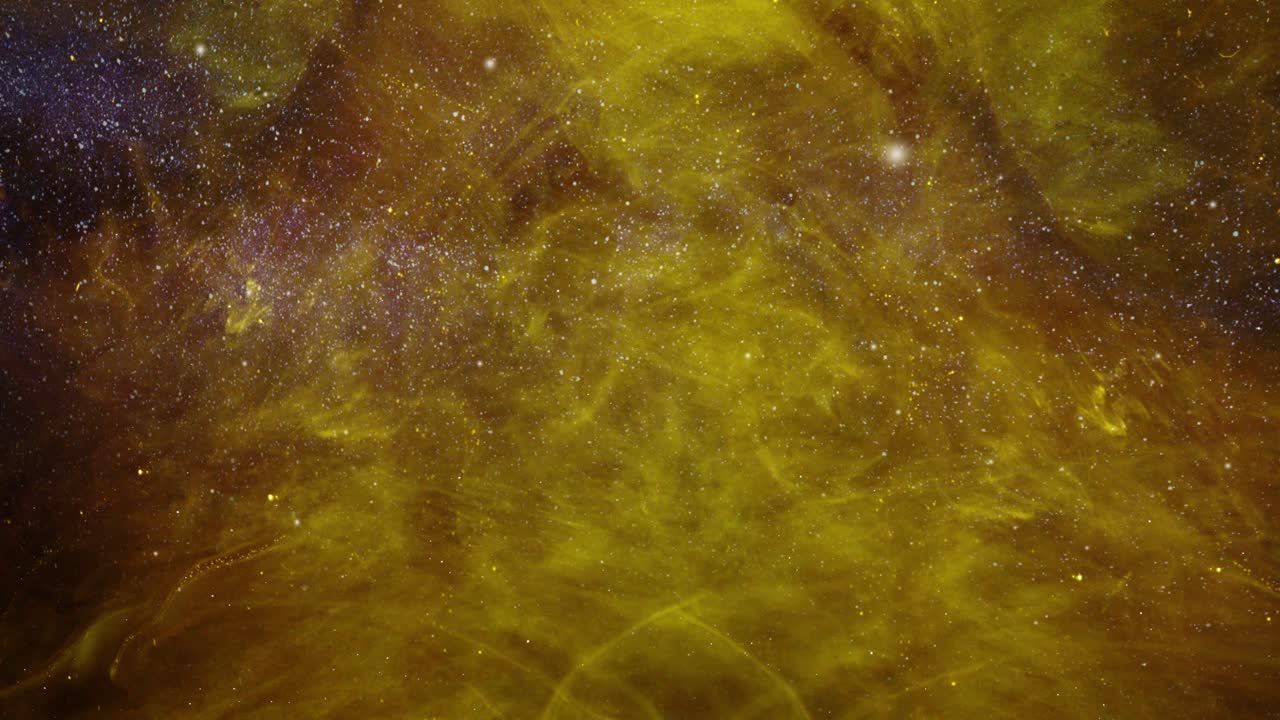 animación 4k de niebla nebulosa y polvo en el universo