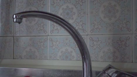 faucet leaking and dripping slowmotion hd 30 fps