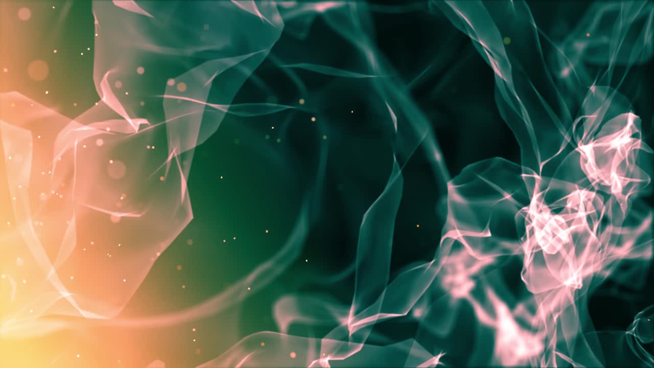 humo y chispas surgiendo de un fuego hacia la oscuridad en cámara lenta - animación de humo