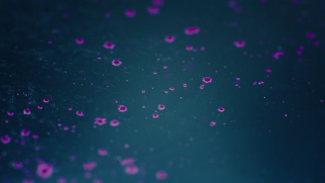 colourful, organic, liquids macro shots buzzing and flowing