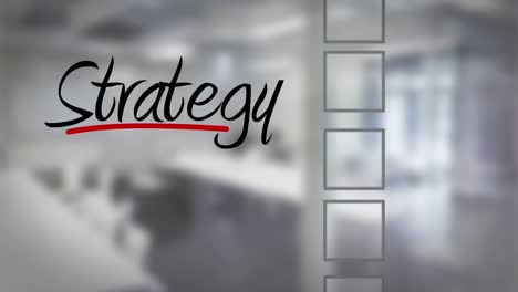 businessman ticking strategy checklist