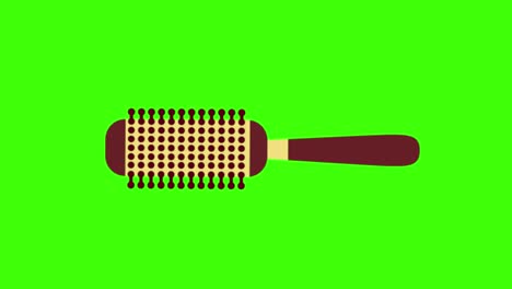 green screen , beauty ,comb