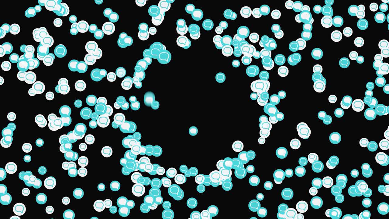 추상적인 음성 거품 배경