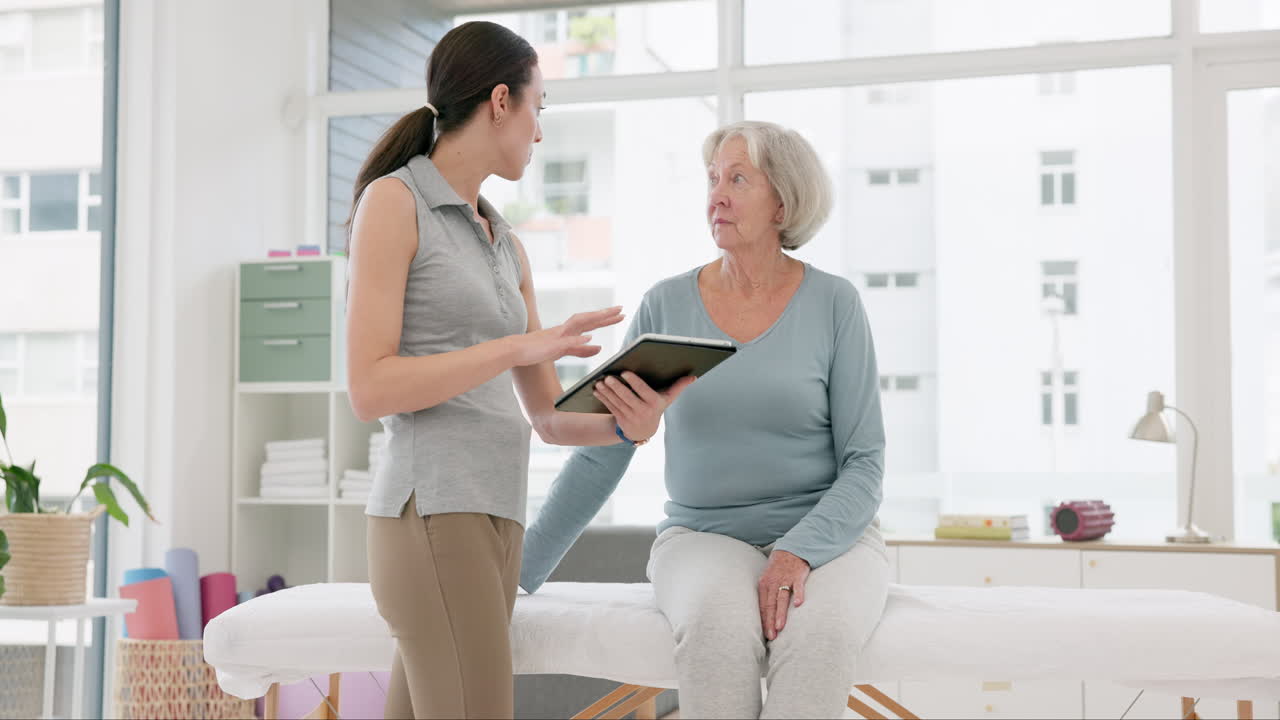 물리치료, 의사 및 고령 여성의 조언
