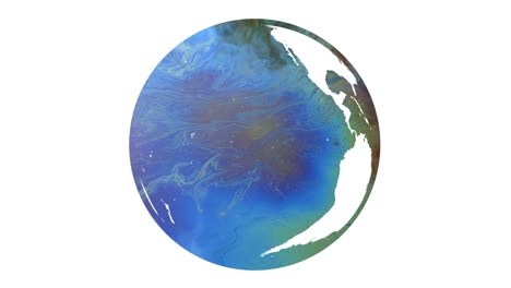 oily puddle world.