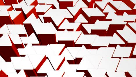 fondo de movimiento de triángulo 3d abstracto.