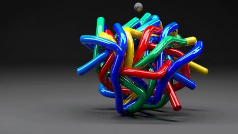 formas geométricas abstractas y coloridas