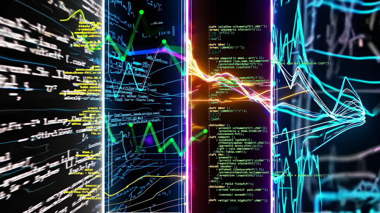 Abstract Digital Visualization of Data and Code