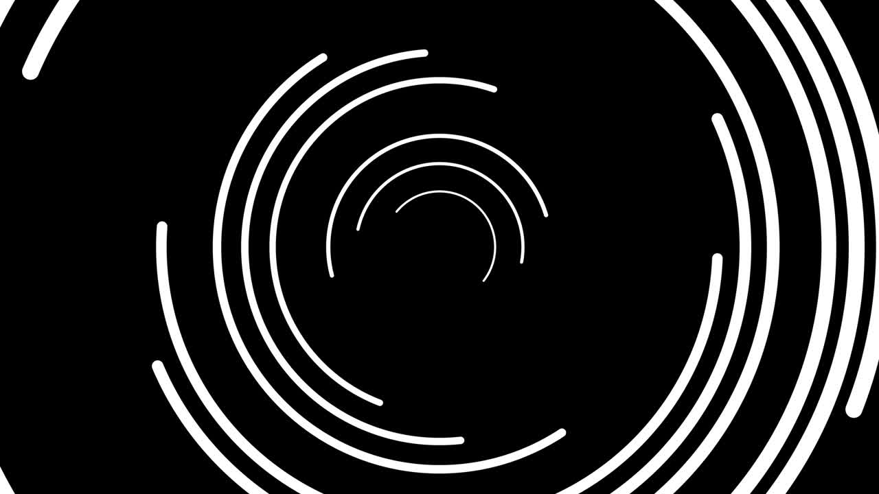 추상적인 기하학적 색 스트로크, 나선형 회전 라인, 컴퓨터 생성 배경, 3d 렌더링 배경