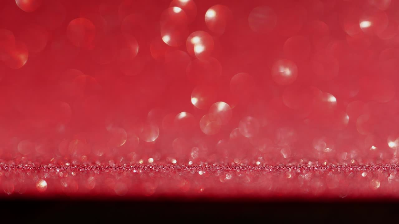 움직이는 빨간색 디포커스 보케 조명 배경 크리스마스, 발렌타인 데이 컨셉